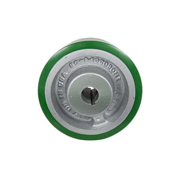 6"x3" Polyurethane ON Steel KEYED Drive Wheel, 1-1/2" BORE, 1,500